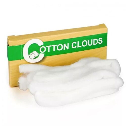 A Cotton Clouds márkájú pamut gázlók egy dobozában vannak. (Feliratozva AI-val)