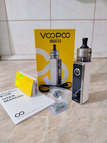 Voopoo Drag S3 Kit - Doboz tartalma