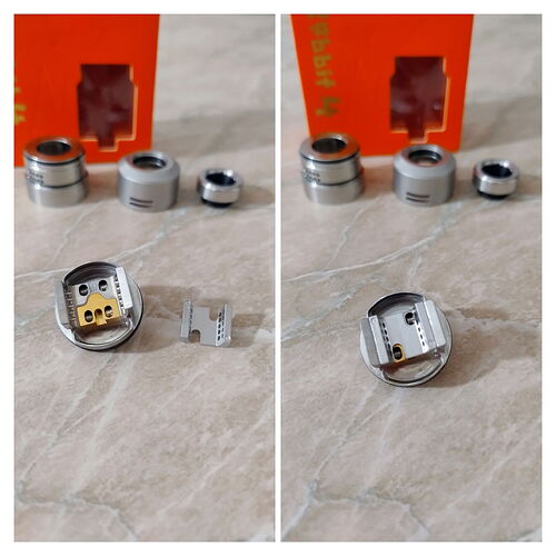 Hellvape Dead Rabbit 4 RDA - Dual coil deck és a single coil átalakító