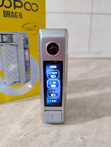Voopoo Drag 6 - Mode menüpont