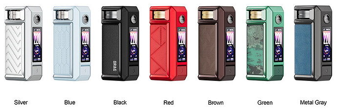 Voopoo Drag 6 - Színek