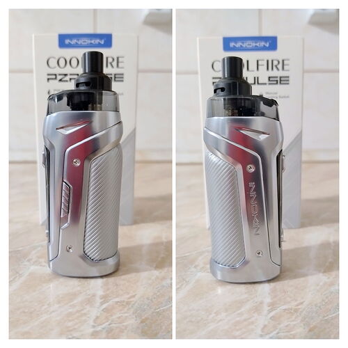 Innokin Coolfire PZPulse Kit - Oldalai és a készülékzás tológombja
