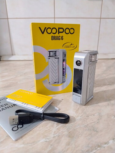 Voopoo Drag 6 - Doboz tartalma