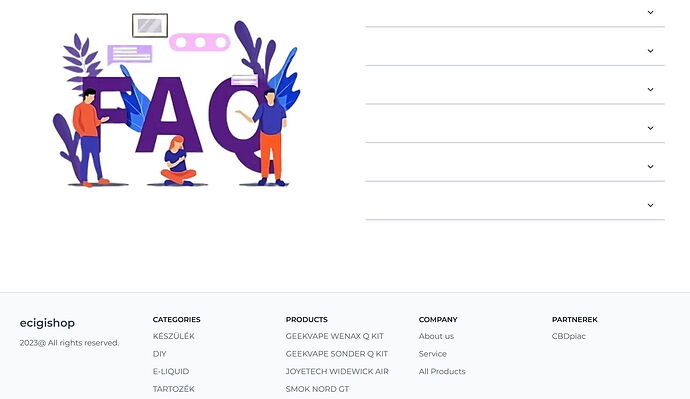 Három ember áll és ül nagy FAQ betűk előtt, körülöttük dekoratív növények és információs elemek. (Feliratozva AI-val)