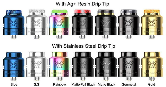 Hellvape Dead Rabbit 4 RDA - Színek