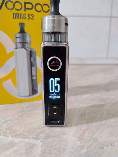 Voopoo Drag S3 Kit - 0.96"-os TFT kijelző