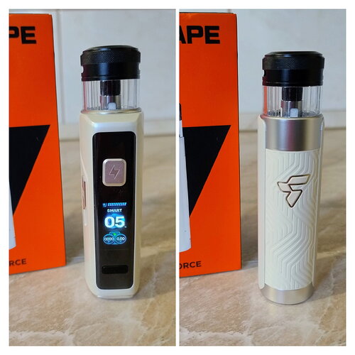 Geekvape Aegis Force POD - Kijelző és hátoldal