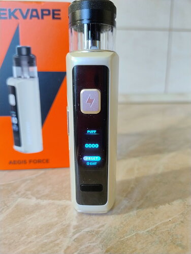 Geekvape Aegis Force POD - Puff menüpont