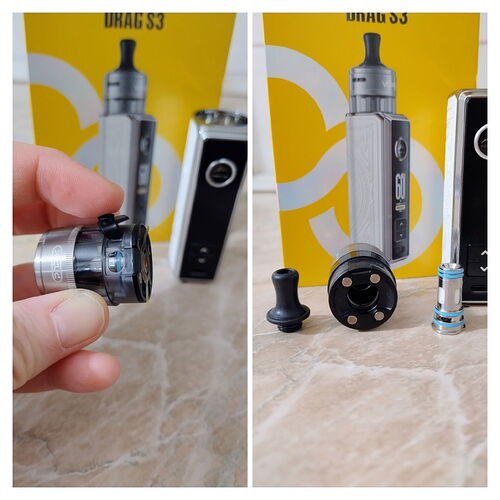 Voopoo Drag S3 Kit - PnP X Cartridge és a 0.6 Ohm-os porlasztó