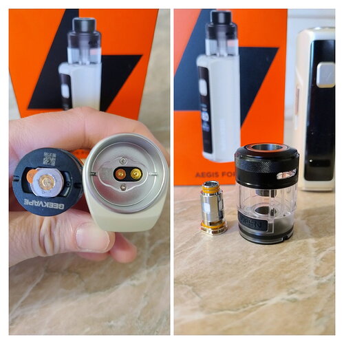 Geekvape Aegis Force POD - PODfej a csatlakozóval és a stabil kialakítása