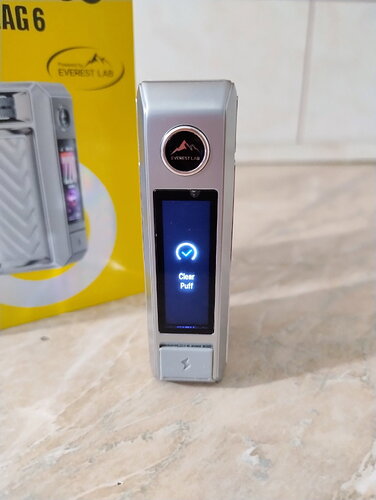 Voopoo Drag 6 - Puff Clear menüpont