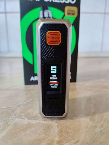 Vaporesso Armour Ultra Kit - Menürendszer