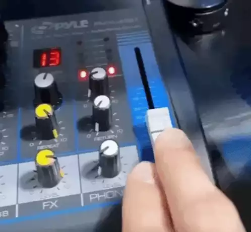 Turning Up the Volume on an Audio Mixer